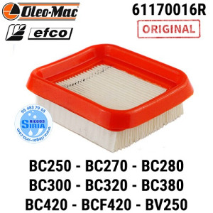 Filtro Aire Original BC250 BC270 BC280 BC300 BC320 BC380 BC420 BCF420 BV250 090363