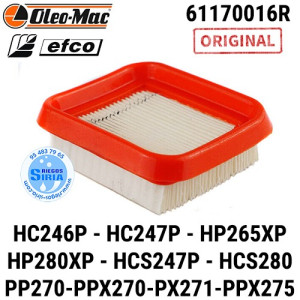 Filtro Aire Original HC246P HP247P HP265XP HP280XP HCS247P HCS280XP PP270 PPX270 PPX271 PPX275 090363