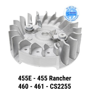 Volante Magnético compatible 455E 455 Rancher 460 461 CS2255 030940