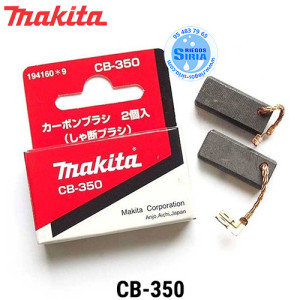 CB350 Makita Juego de ESCOBILLAS para Martillo