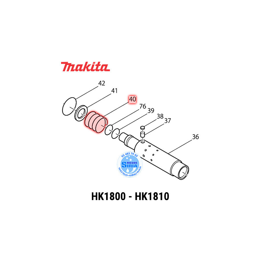 MUELLE de EXPANSIÓN 24 Makita HK1800 HK1810