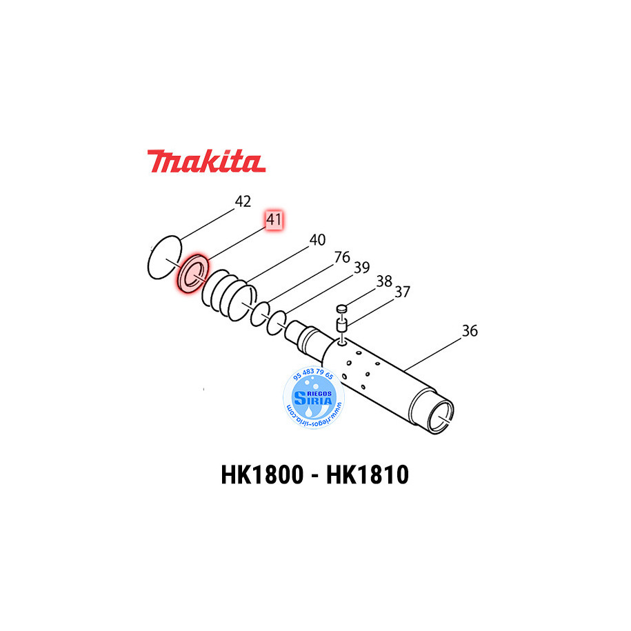 ARANDELA Plana 25 Makita HK1800 HK1810