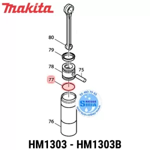 JUNTA Tórica 25 Makita HM1303 HM1303B