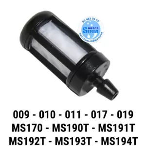 FILTRO Gasolina 017 019 MS170 MS190T MS191T MS192T