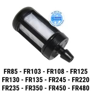 FILTRO Gasolina FR106 FR108 FR130 FR220 FR350 FR450 FR480