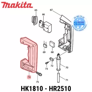 CONJUNTO de ASA Makita HK1810 HR2510