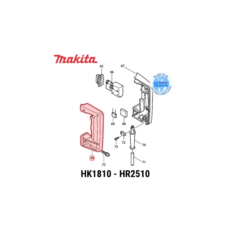 CONJUNTO de ASA Makita HK1810 HR2510