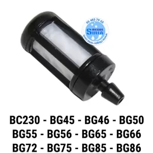 FILTRO Gasolina BG45 BG46 BG55 BG56 BG65 BG66 BG72 BG75