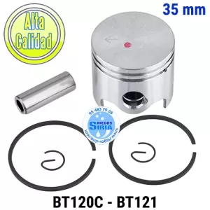 PISTÓN Completo Stihl BT120C BT121 35mm