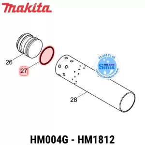 213799-0 Junta TÓRICA 56 Makita HM004G HM1812