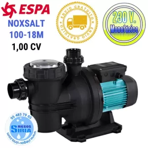 NOXSALT 100 18M Espa BOMBA para AGUA de MAR Piscina 1CV