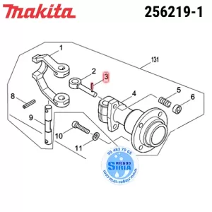 256219-1 BULÓN 4 Original Herramientas Makita