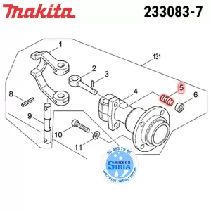 233083-7 MUELLE 13 Original Herramientas Makita