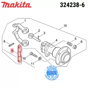 324238-6 BULÓN de CIERRE Original Makita