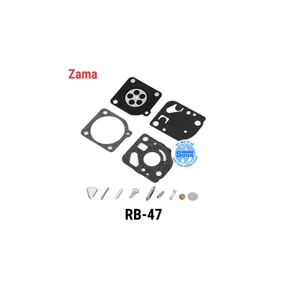 KIT de REPARACIÓN para Carburador Zama RB47