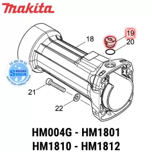 TUERCA Tapa PVC HM004G HM1800 HM1801 HM1810 HM1812