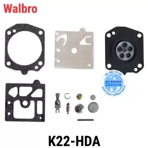 KIT Reparación CARBURADOR Walbro K22 HDA