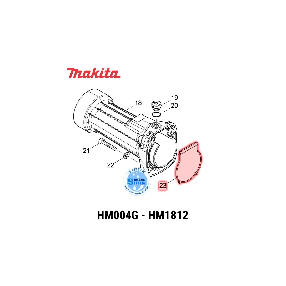 ANILLO Retén Makita HM004G HM1812