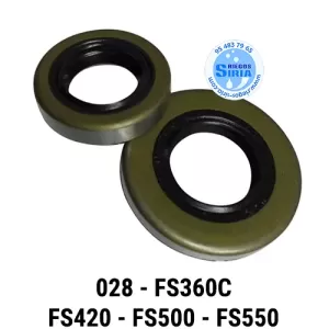 RETENES Cigueñal 028 FS360 FS420 FS500 FS550