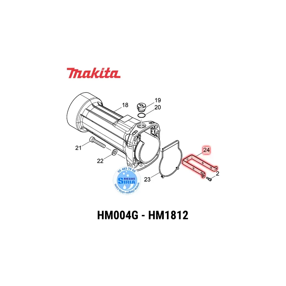 PLACA Makita HM004G HM1812