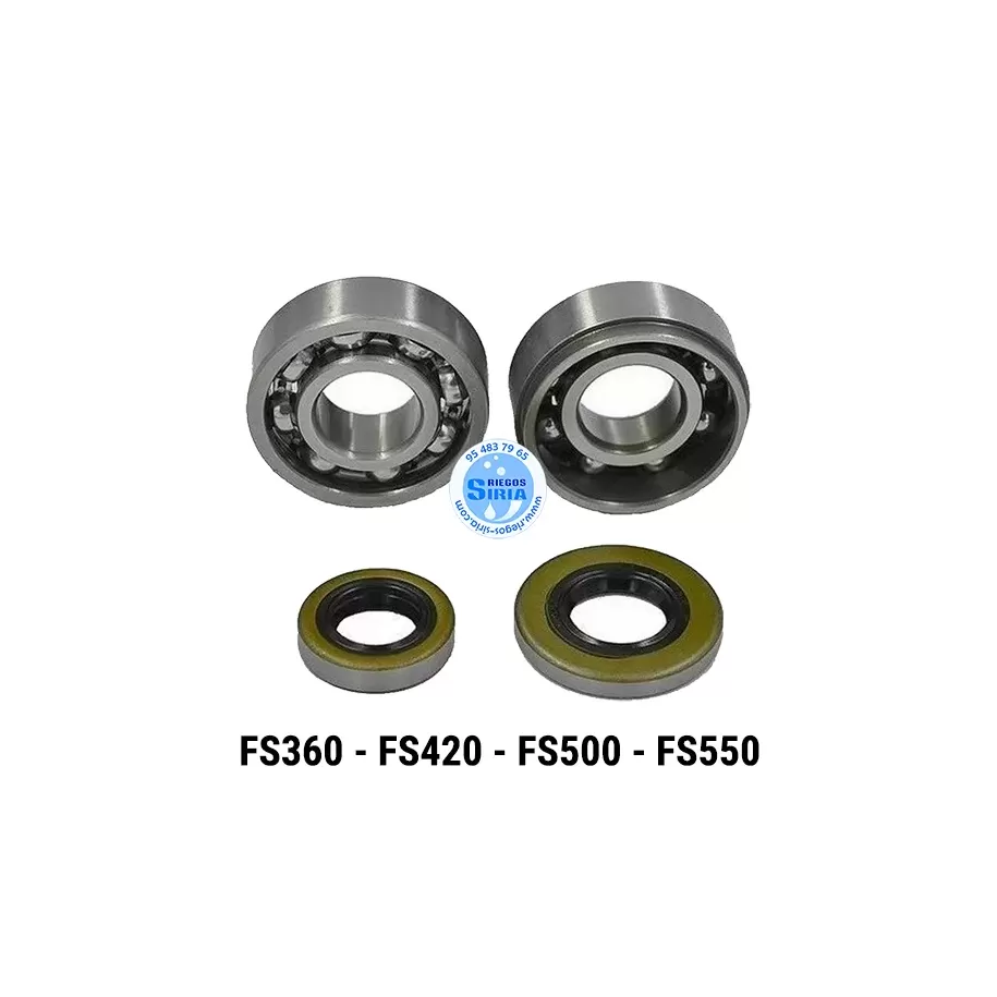 RETENES y RODAMIENTOS Cigüeñal FS360 FS420 FS500 FS550