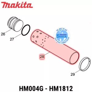 CILINDRO Makita HM004G HM1812