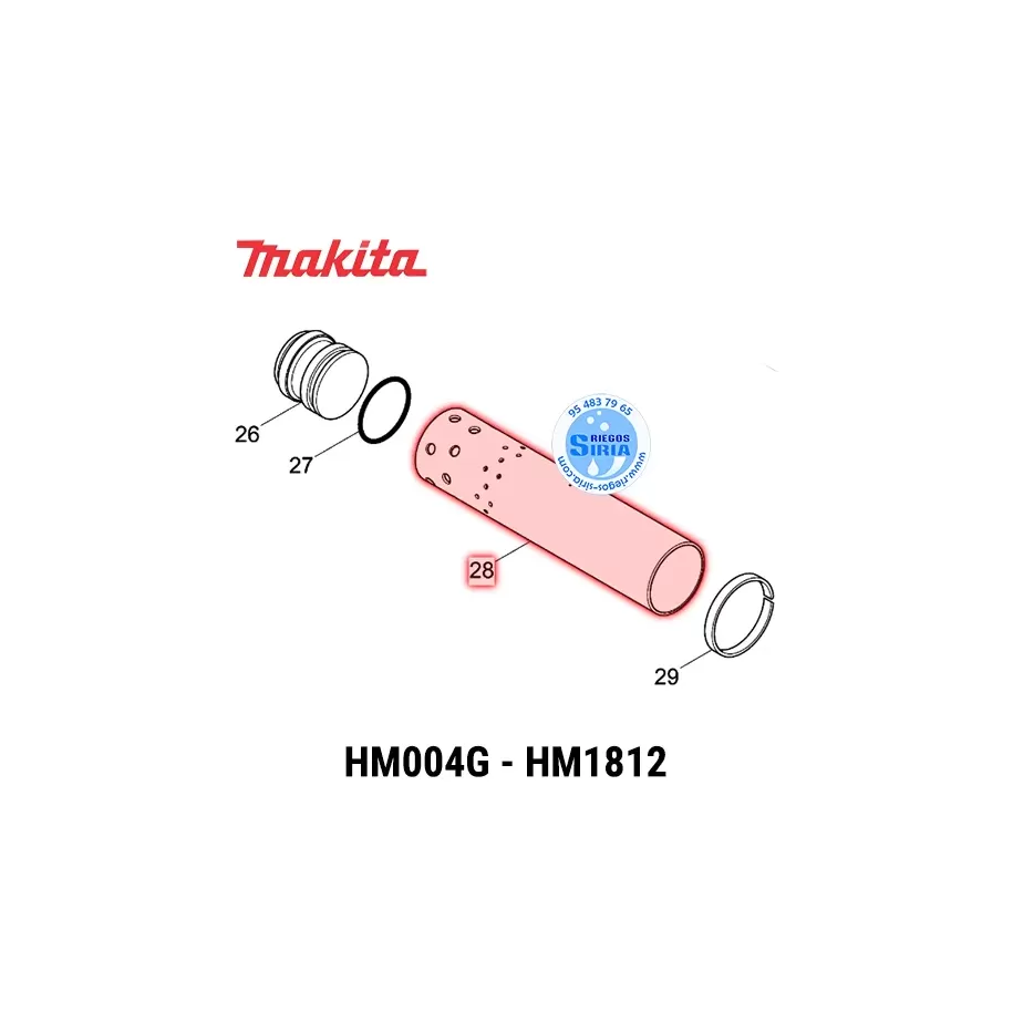 CILINDRO Makita HM004G HM1812