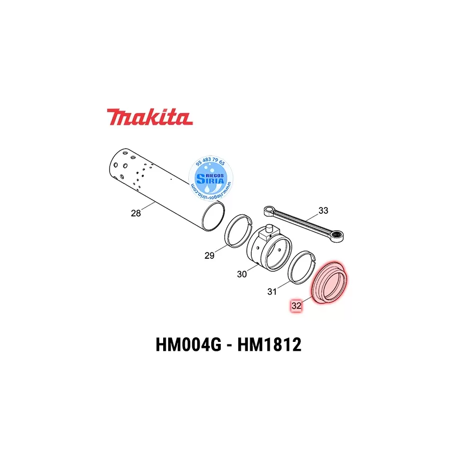 ESPACIADOR Makita HM004G HM1812