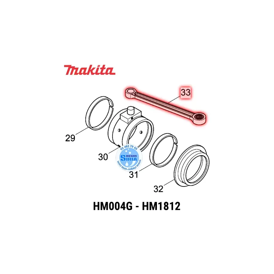 BIELA Makita HM004G HM1812