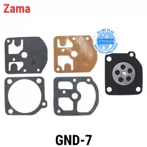 KIT de MEMBRANAS para Carburador Zama GND7