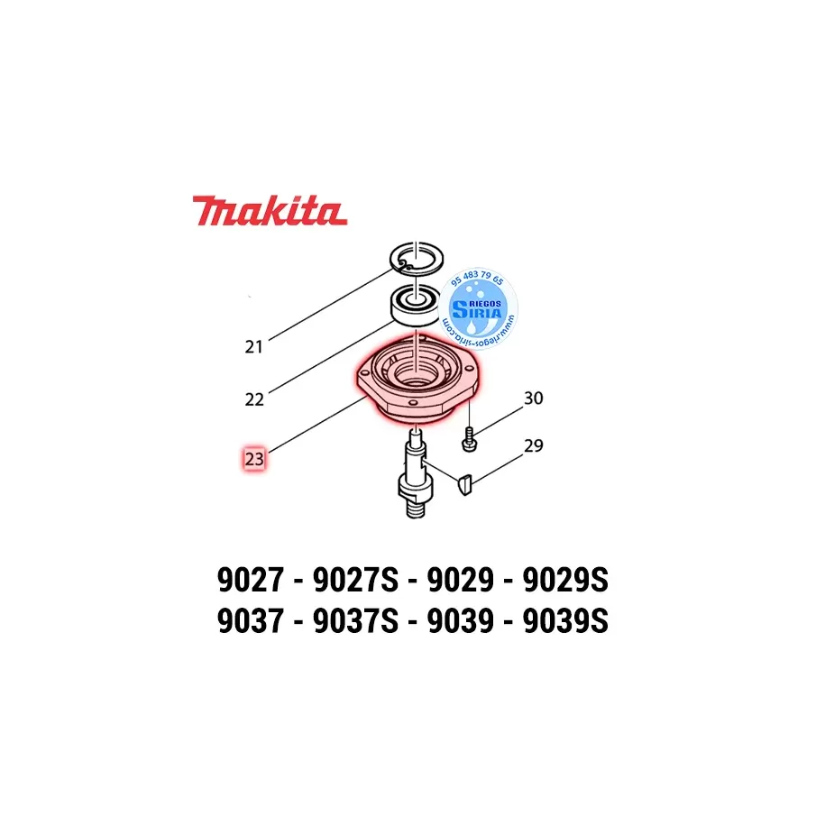 CULATA Makita 9027 9027S 9029 9029S 9037 9037S 9039 9039S