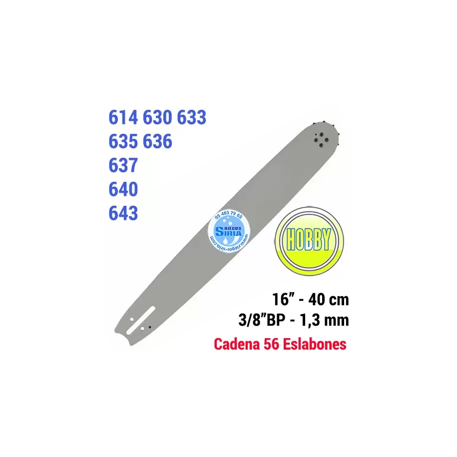 160SDEA095 ESPADA Motosierra SOLO 3/8"BP 1.3mm 40cm