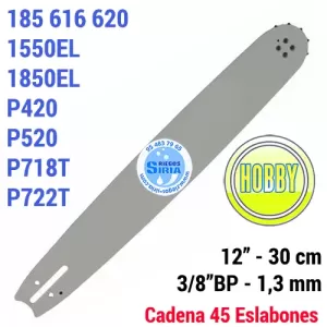 120SDEA095 ESPADA Motosierra PARTNER 3/8"BP 1.3mm 30cm