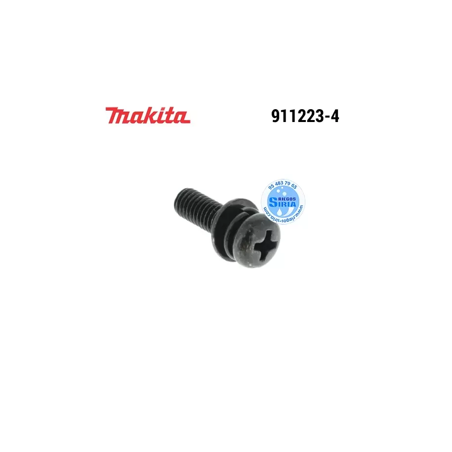 911223-4 TORNILLO M5x16 Original Herramientas Makita