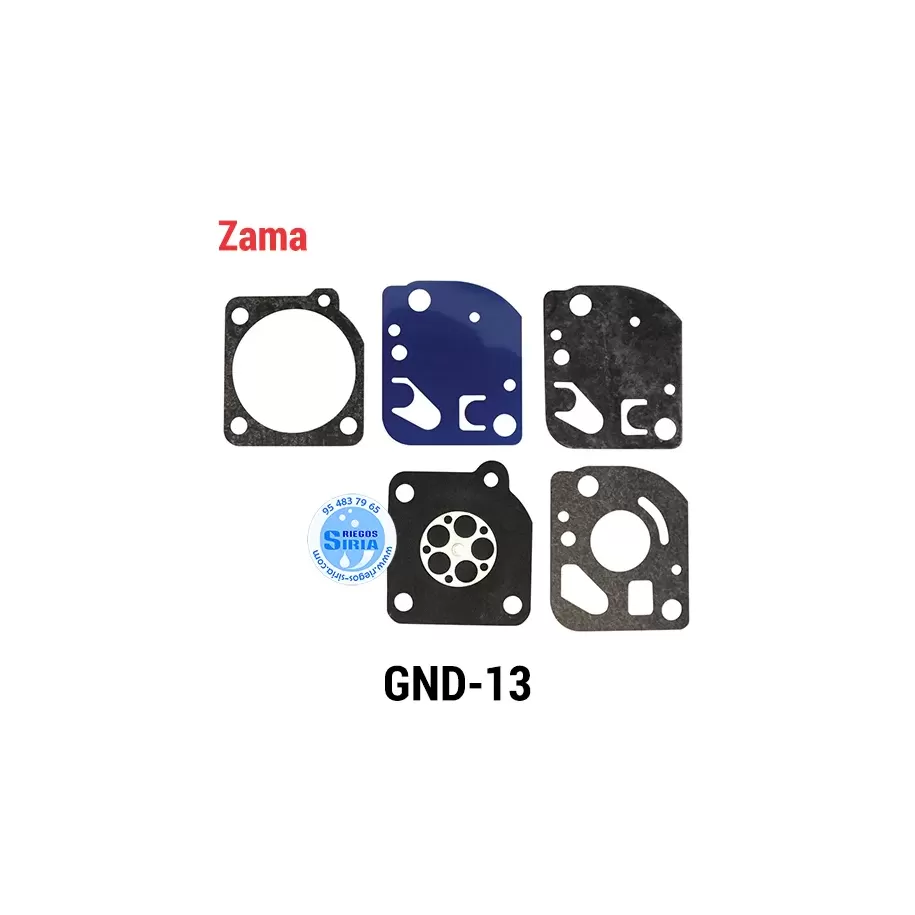 KIT de MEMBRANAS para Carburador Zama GND13