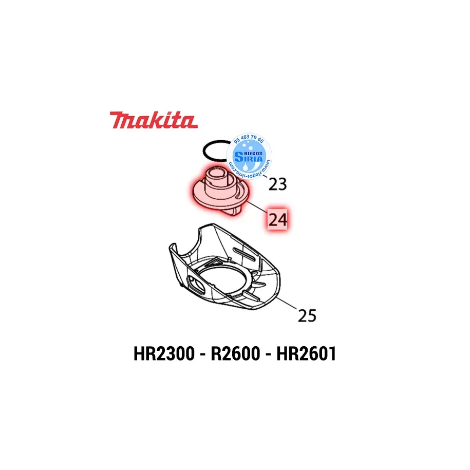 PALANCA SELECTOR B Makita HR2300 R2600 HR2601