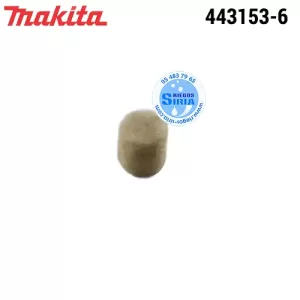 443153-6 FIELTRO Polvo Original Herramientas Makita