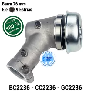 CABEZAL 26mm 9 Estrías BC2236 CC2236 GC2236