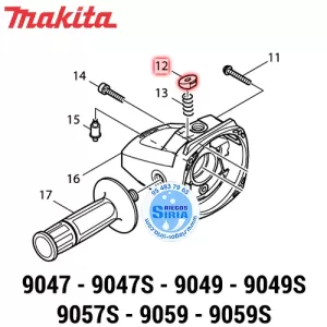 BOTÓN BLOQUEO Makita 9047 9047S 9049 9049S 9057S 9059 9059S