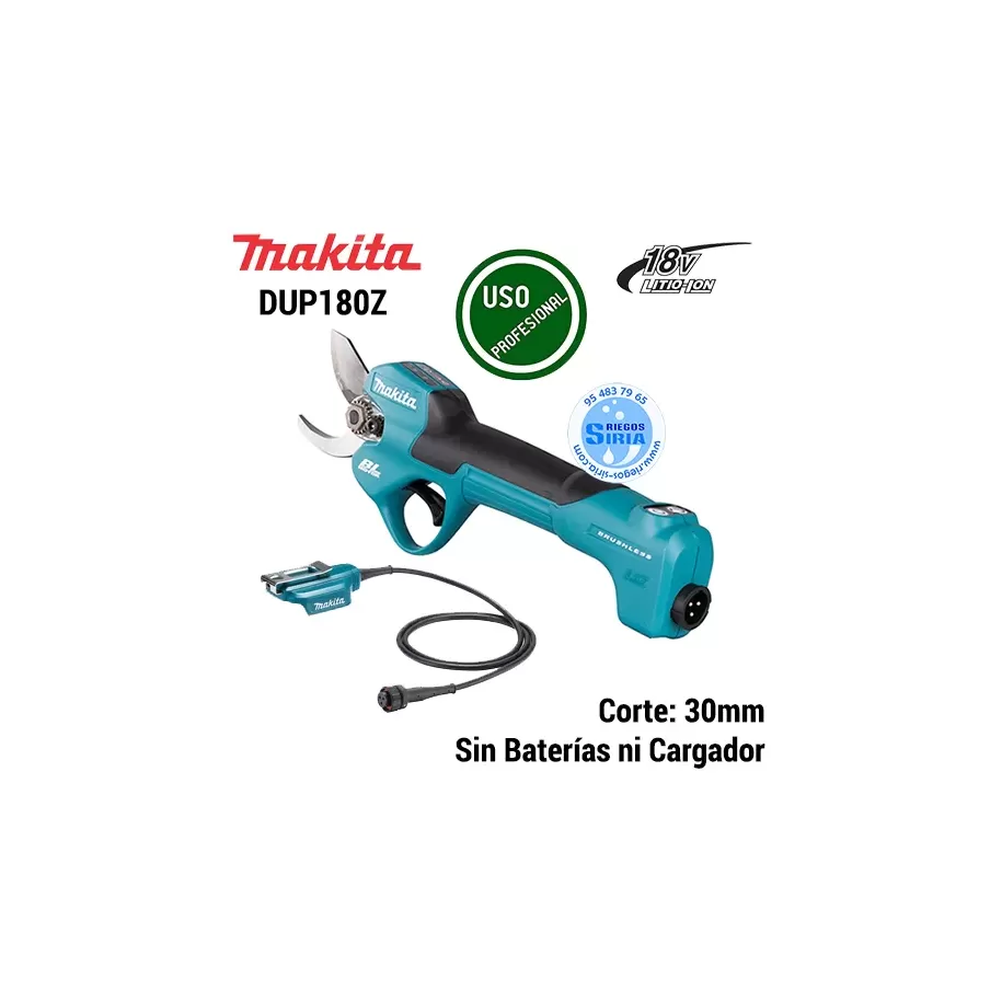 DUP180Z Makita TIJERA de PODA 18V LXT BL 30mm