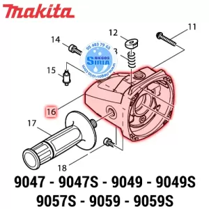 CABEZAL Makita 9047 9047S 9049 9049S 9057S 9059 9059S