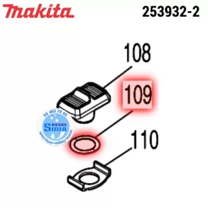 253932-2 ARANDELA PRESIÓN Original Herramientas Makita