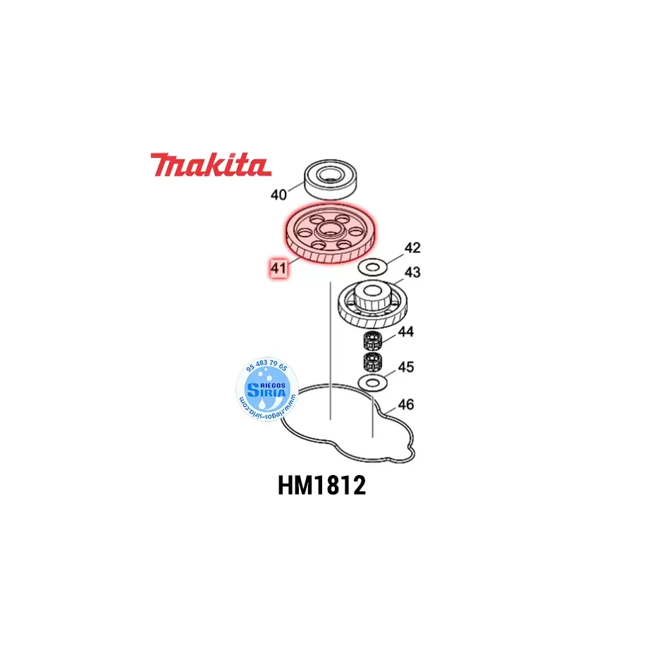 PIÑÓN Makita HM1812