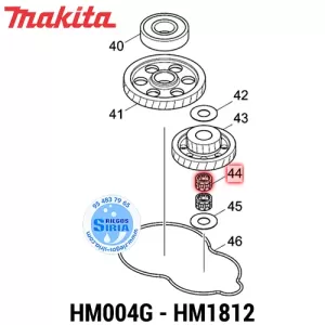 RODILLO Agujas 1816 Makita HM004G HM1812