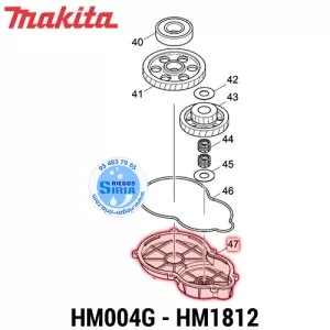 TAPA de CULATA Makita HM1812