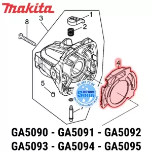 DIFUSOR Makita GA5090 GA5091 GA5092 GA5093 GA5094 GA5095