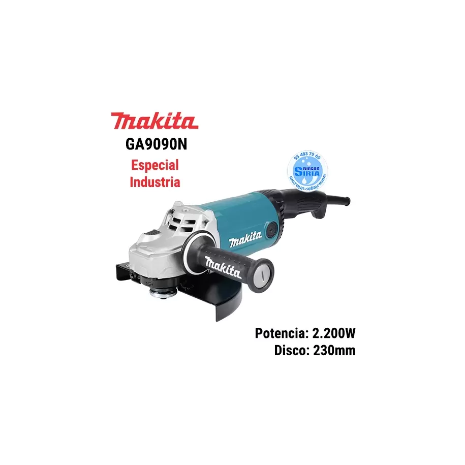 GA9090N Makita AMOLADORA 2200W 230 mm Especial INDUSTRIA