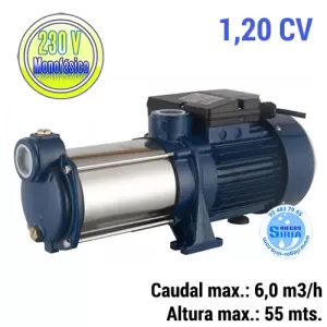 Bomba Centrífuga 1.2 HP: Riego Eficiente y Potente