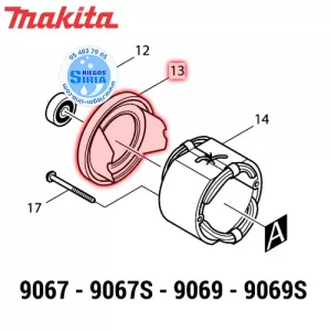 DEFLECTOR Makita 9067 9067S 9069 9069S