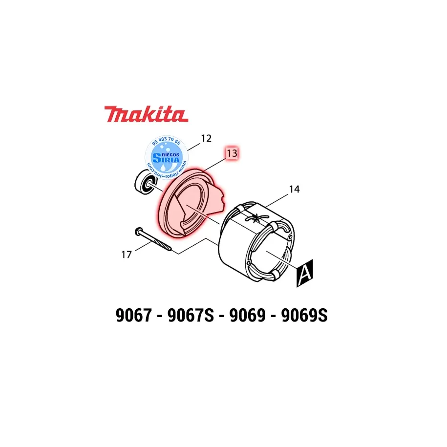 DEFLECTOR Makita 9067 9067S 9069 9069S